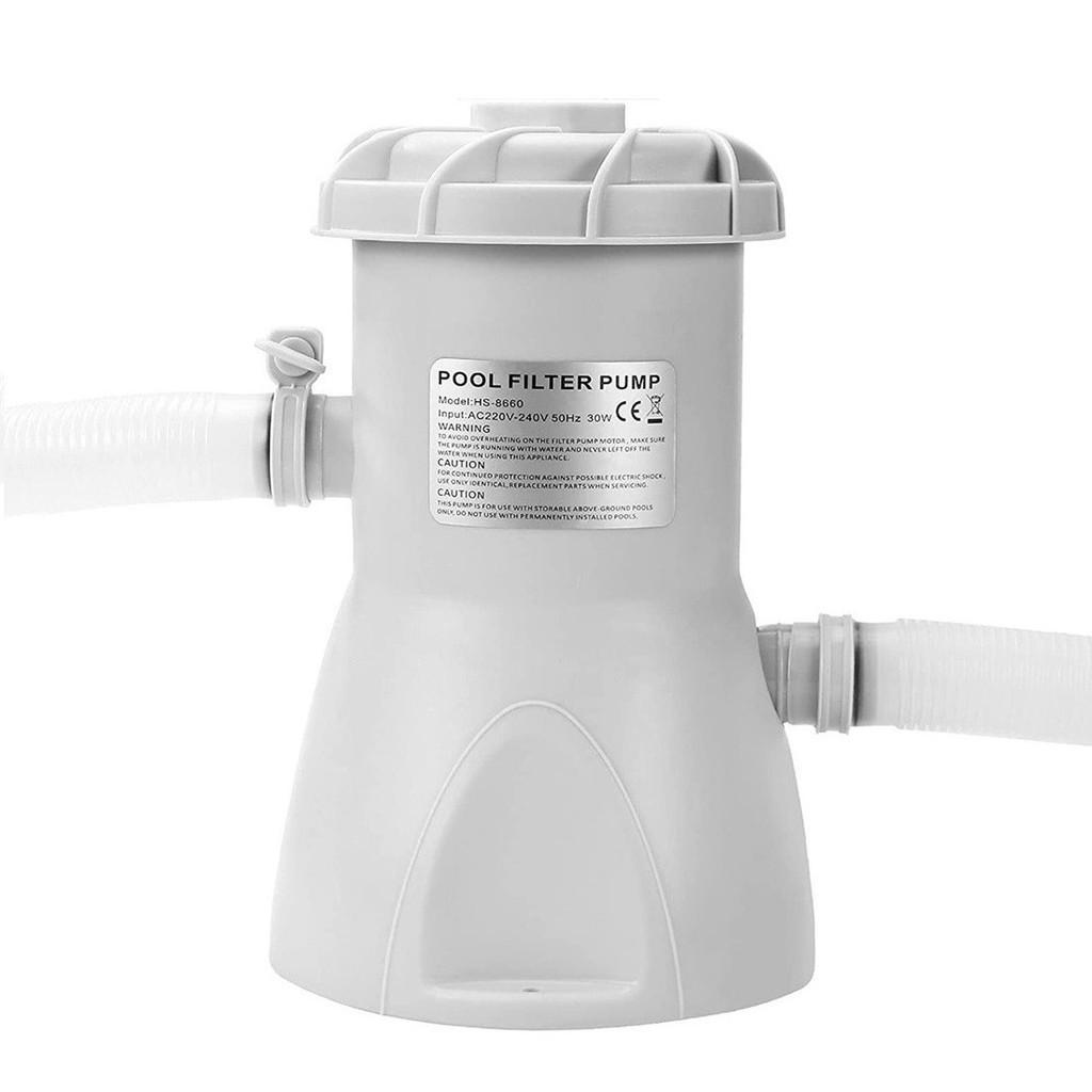 40W Swimming Pool Electric Filtration Pump Household Silent Water Tank Cleaner Detachable Filter Element Water Filter