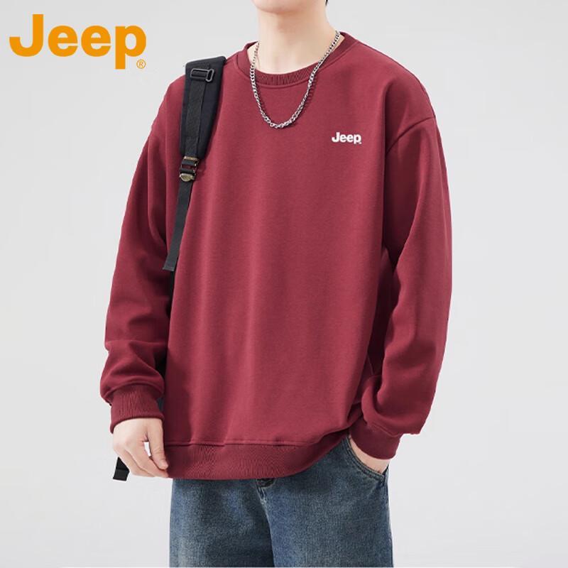 Jeep Men's Heavyweight Crewneck Sweatshirt