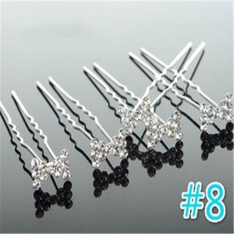 Женские свадебные украшения, аксессуары, модные свадебные свадебные заколки с жемчугом и цветами, заколки для волос с кристаллами