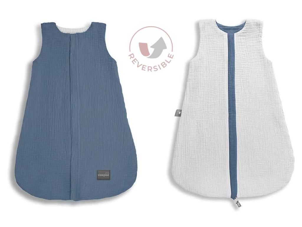 Двусторонний муслиновый спальный мешок Xxs (0-4 месяца) Бензин