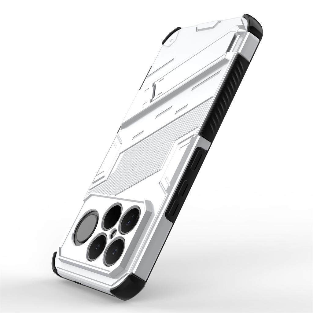 Чехол для Xiaomi Poco F8 Ultra/Redmi K90 Pro Max 5G, PC + TPU, противоударный чехол для телефона с подставкой