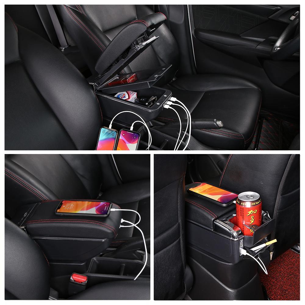 Автомобильный подлокотник для Peugeot 2008, модернизированный подлокотник, ящик для хранения, автомобильные аксессуары, выдвижной, 2019 2020 2021