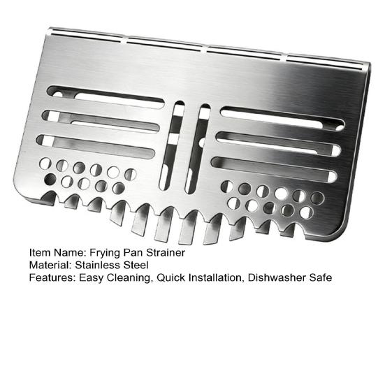 Защита от брызг жира для гриля Blackstone из нержавеющей стали, аксессуар для гриля, можно мыть в посудомоечной машине, сетка для гриля предотвращает падение пищи, брызги жира