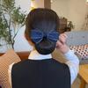 Лента бант пружинная заколка корейский стиль сетка для волос чехол элегантный пучок снуд медсестра