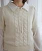 WIOE Pearl Half Knit_Ivory