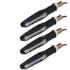 4PCS Motorcycle 12 LED Turn Signal Indicator Blinkers Light Amber