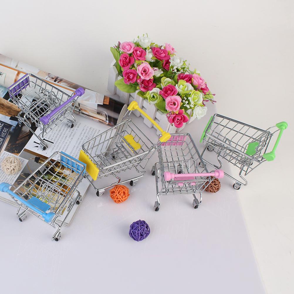 Parrot Supermarket Shopping Cart Kids Intelligence Growth Funny Toy Storage