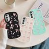 Мягкий чехол для телефона Samsung Galaxy A11 A13 A16 A21s A14 A12 A26 A34 A15 A33 A35 A36 Розовый бант