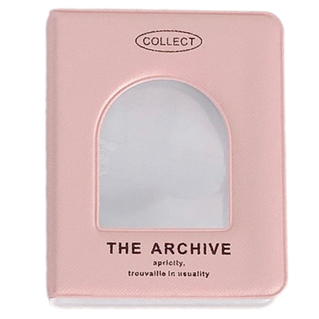 Mini Card Holders Album 40 Pocket Collection Photocard Book for Kids and Adults Portable Photo Binder with Clear Sleeves