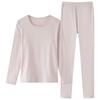 Urban Beauty Women's Lightweight Milk Silk Thermal Underwear Set