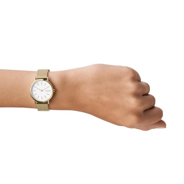 Женские часы Skagen Signatur SKW2693, розовое золото, нержавеющая сталь, японский кварцевый механизм