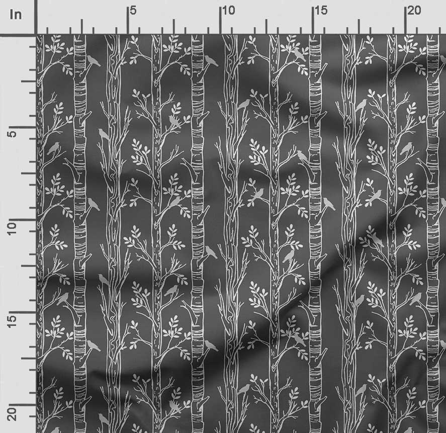 Soimoi Принт «Птица с листьями», Хлопковый батист, Ткань для квилтинга, продаваемая во дворе, шириной 42 дюйма, Хлопчатобумажная ткань средней плотности, Швейные принадлежности,