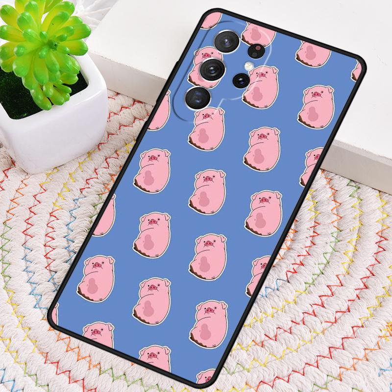 Мультяшный чехол-свинка для Samsung Galaxy note 10 pro S26 Ultra S23 S24 FE S25 S21 S22 PLUS противоударный