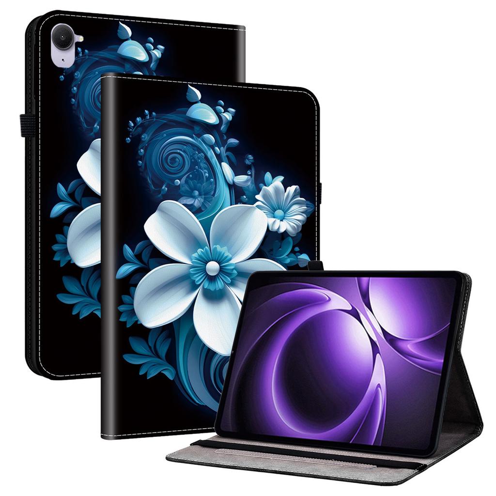 For Xiaomi Redmi K Pad Leather Case Pattern Printed Stand Tablet Cover with Card Slots