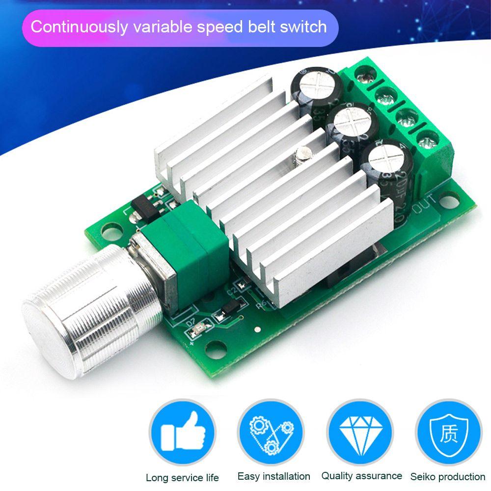 Регулируемый ШИМ диммер светодиодной подсветки Регулятор скорости вращения двигателя вентилятора Контроллер скорости двигателя постоянного тока