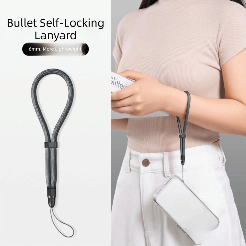 Durable Polyester Mobile Phone Lanyard Short Rope Mobile Phone Strap Phone Wrist Strap Daily Use