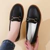 Женские повседневные лоферы на плоской подошве, дышащие, для весны и лета, обувь из 100% натуральной кожи, модные женские туфли на плоской подошве