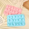 Easter Handmade Soap Mold Silicone Mold Easter Rabbit Bunny Colored Egg Mould For Diy Baking Jelly Pudding Chocolate Cake Tool