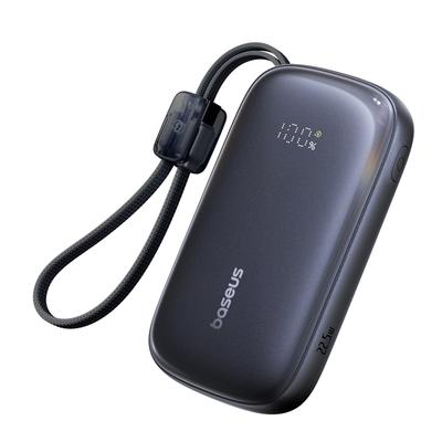Powerbank 20000 мАч 22,5 В с дисплеем и кабелем EnerFill FC21 Qpow 3 Ultra - черный