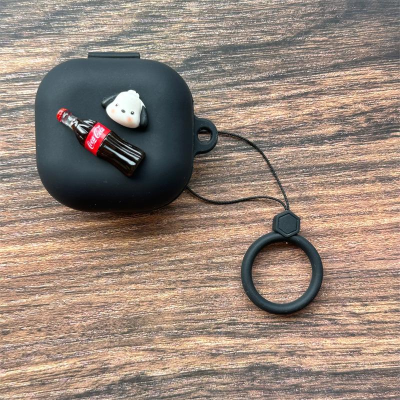 Подходит для чехла беспроводных Bluetooth-наушников Samsung Galaxy buds1/1pro, новый мультяшный клеевой чехол