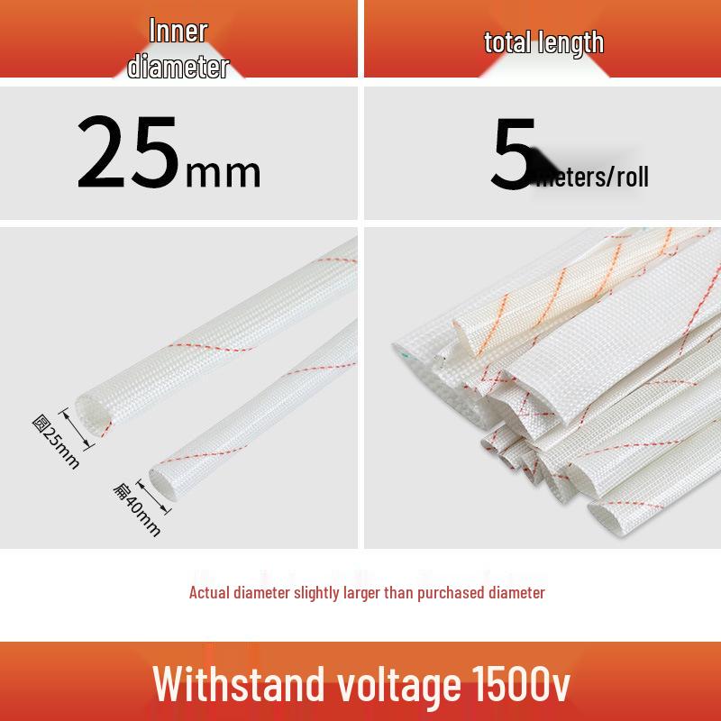 High-Temperature Fireproof Yellow Wax Fiberglass Insulation Tube