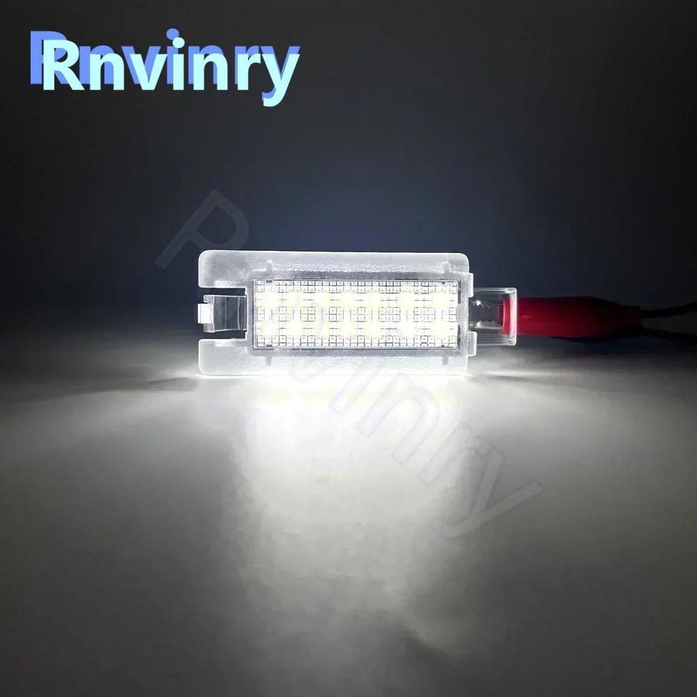 1 пара для Renault Megane I 1996-2003, Megane Scenic 1997-1999, Scenic I 1999-2003, белые светодиодные фонари подсветки номерного знака