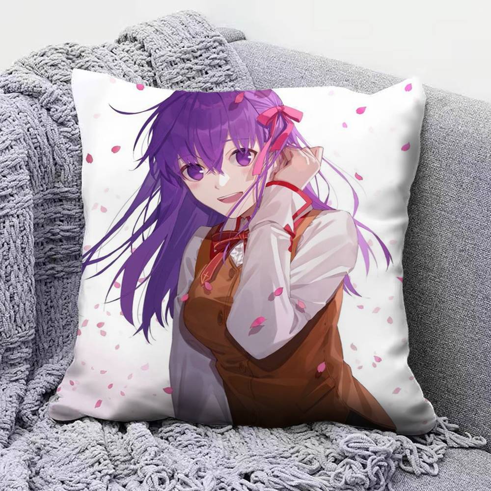 Сакура Матоу Fate Stay Night Чехлы для диванных подушек и Декоративные наволочки на заказ