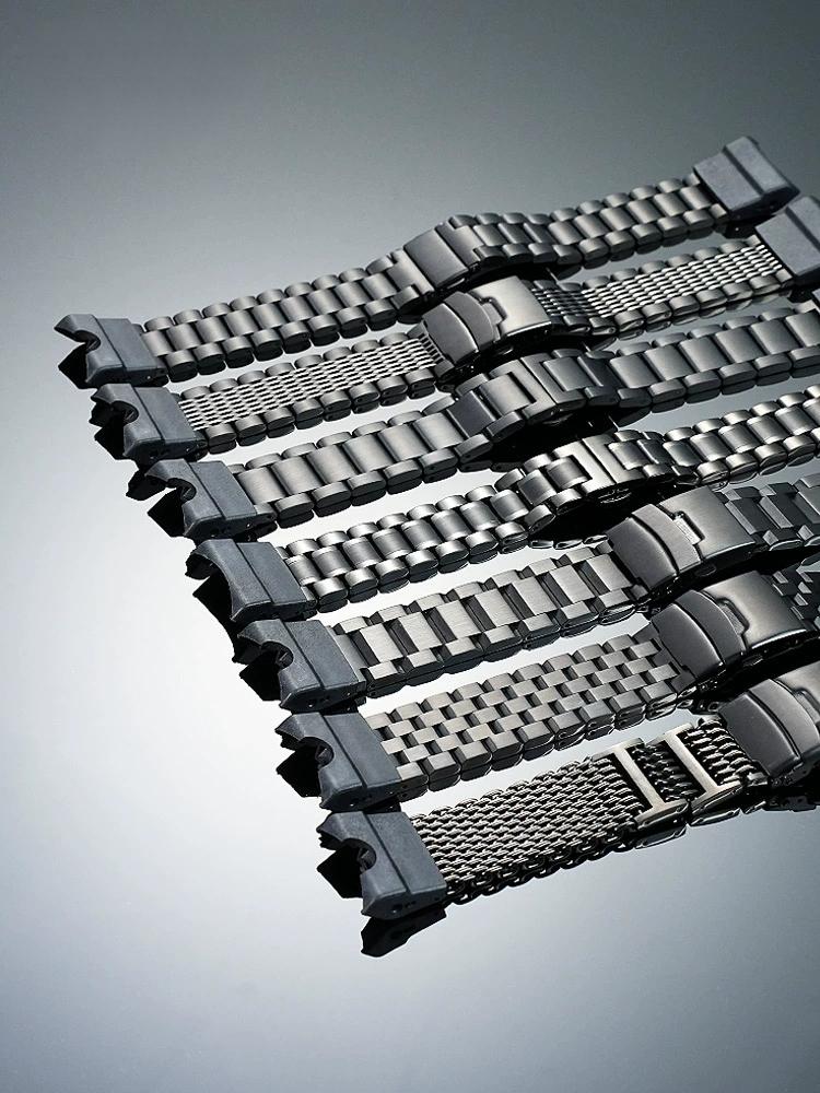 GG B100 Модифицированный металлический ремешок для часов Casio G-SHOCK 3-го поколения Little Mud King 5594 GG-B100-1A Мужской ремешок из нержавеющей стали