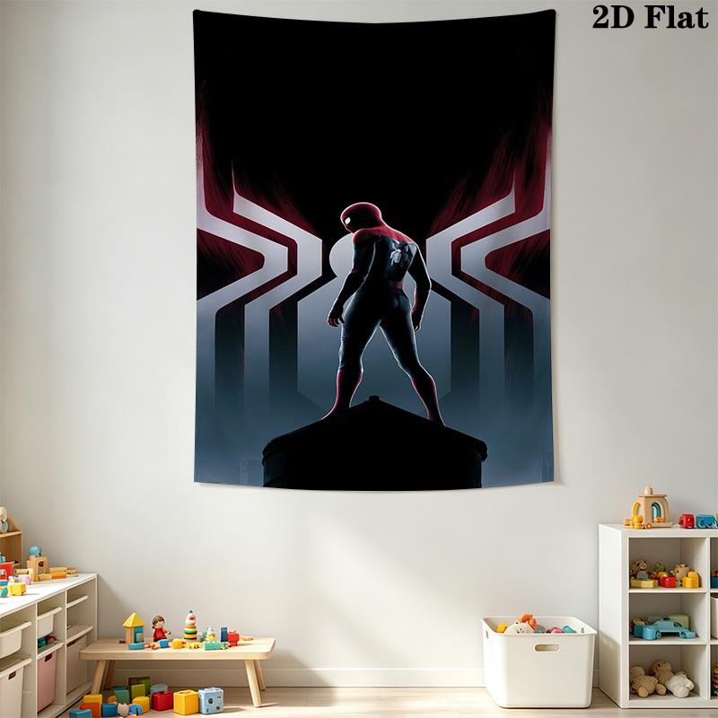 Spiderman Spiderverse Tapestry Background Cloth Wallmounted Home Decor Work Of Art Christmas Gift