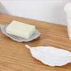 Storage Holder Stand Tray Soap Box Leaf Shape Soap Container Tray  Bathroom Kitchen Sink Organizer