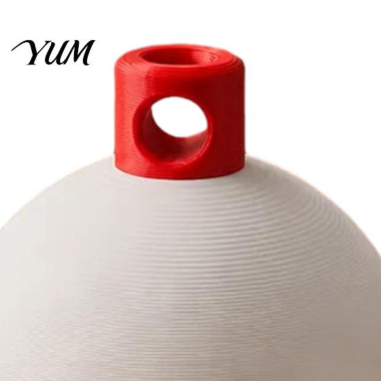 Creative Fishing Enthusiast Present Bobber Night Light, 3D Printed Rotating Fish Ball Lamp, Soft Warm Glow Modern Decorative Display Piece Bedside