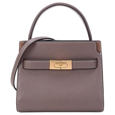 Lee Radziwill Luxe Матовая кожаная сумка-тоут Через плечо Кроссбоди Мини Женские сумки Черепахово-коричневый 78538-093