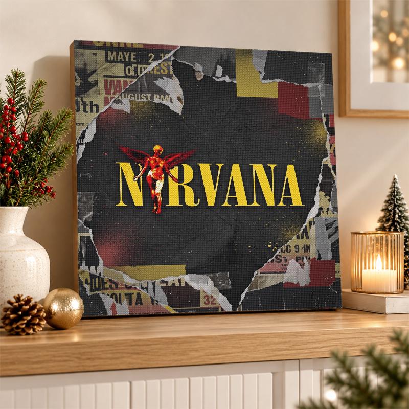 Nirvana Diamond Painting Kit 5D Full Drill DIY Diamond Mosaic Wall Art Home Decor