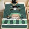 Фланелевое одеяло с принтом персонажей One Piece, Высококачественное, Удобное для всех сезонов, Декор для дома, Тепло и уют, Идеально для рождественских подарков