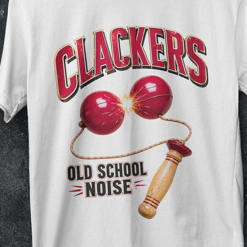 Clackers Shirt, retro fan t shirt, Gen X T Shirt, Vintage Toy Shirt, 70s Nostalgia Toys, Vintage Clackers Tee, Old School Toy, clackers gift