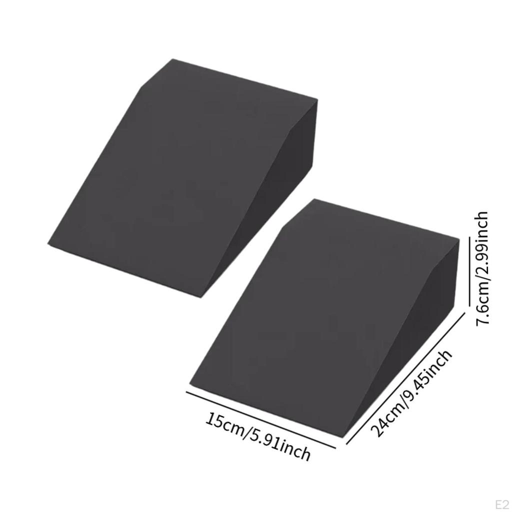 2Pcs Squat Wedge Block EVA Foam Improve Mobility Balance Non Slip Foot Incline Board Slant