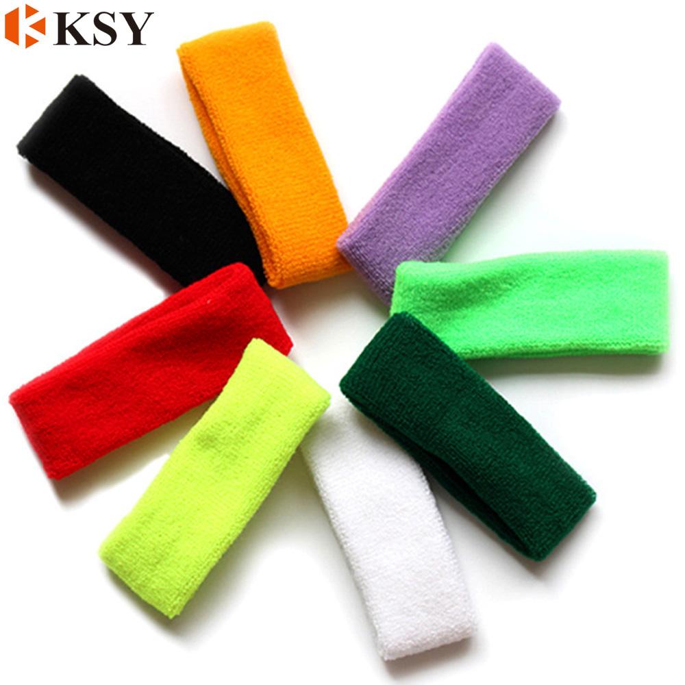 Cotton Yoga Running Basketball Gym Headband Head Hair Band Head Sweatband for Men Women