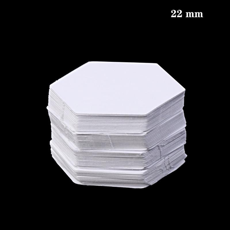 100Pcs Hexagon Templates For Patchwork Paper Quilting Sewing Craft DIY Six Sizes