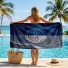 Пляжное полотенце Brighton & Hove Albion Football Мягкое из микрофибры Летнее полотенце Быстросохнущее Впитывающее полотенце для пляжа Бассейна Путешествий