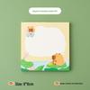 Cartoon Panda Non-Adhesive Sticky Notes - Cute, Portable Memo Pad