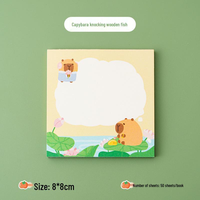 Cartoon Panda Non-Adhesive Sticky Notes - Cute, Portable Memo Pad