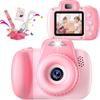 Kids Camera, HAONIU 48MP Digital Dual Camera Kids Toys for Boys/Girls 3-12 Years Old, Kid Selfie Camera with 2.0 Inch IPS Screen, 32GB SD Card, 1080P