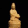 Huangyang Wood Carving, Car Ornaments, Home Decoration Crafts, Gifts, Wooden Carvings, Buddha Statues, Guanyin Bodhisattva