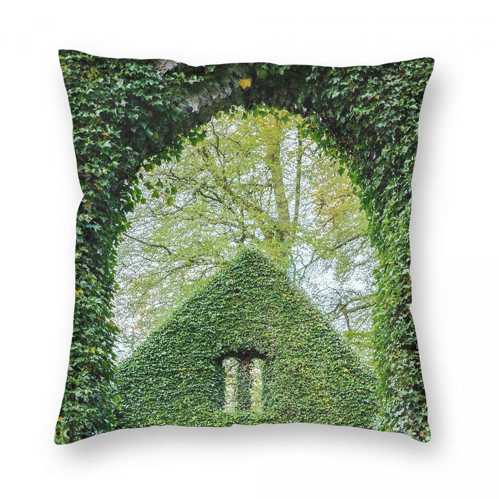 Ruined Chapel Galgorm Castle Square Pillowcase Polyester Linen Velvet Creative Decorative Throw Pillow Case Car Cushion Cover