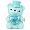 Birthday Hug Bear Flip Rose Jewelry Box Preserved Flower Creative Surprise Gift Box