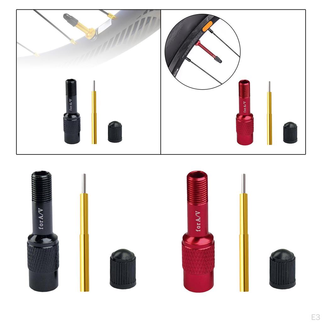 Велосипедная вилка клапан насос адаптер удлинитель алюминиевый сплав удлинитель преобразователь сопло