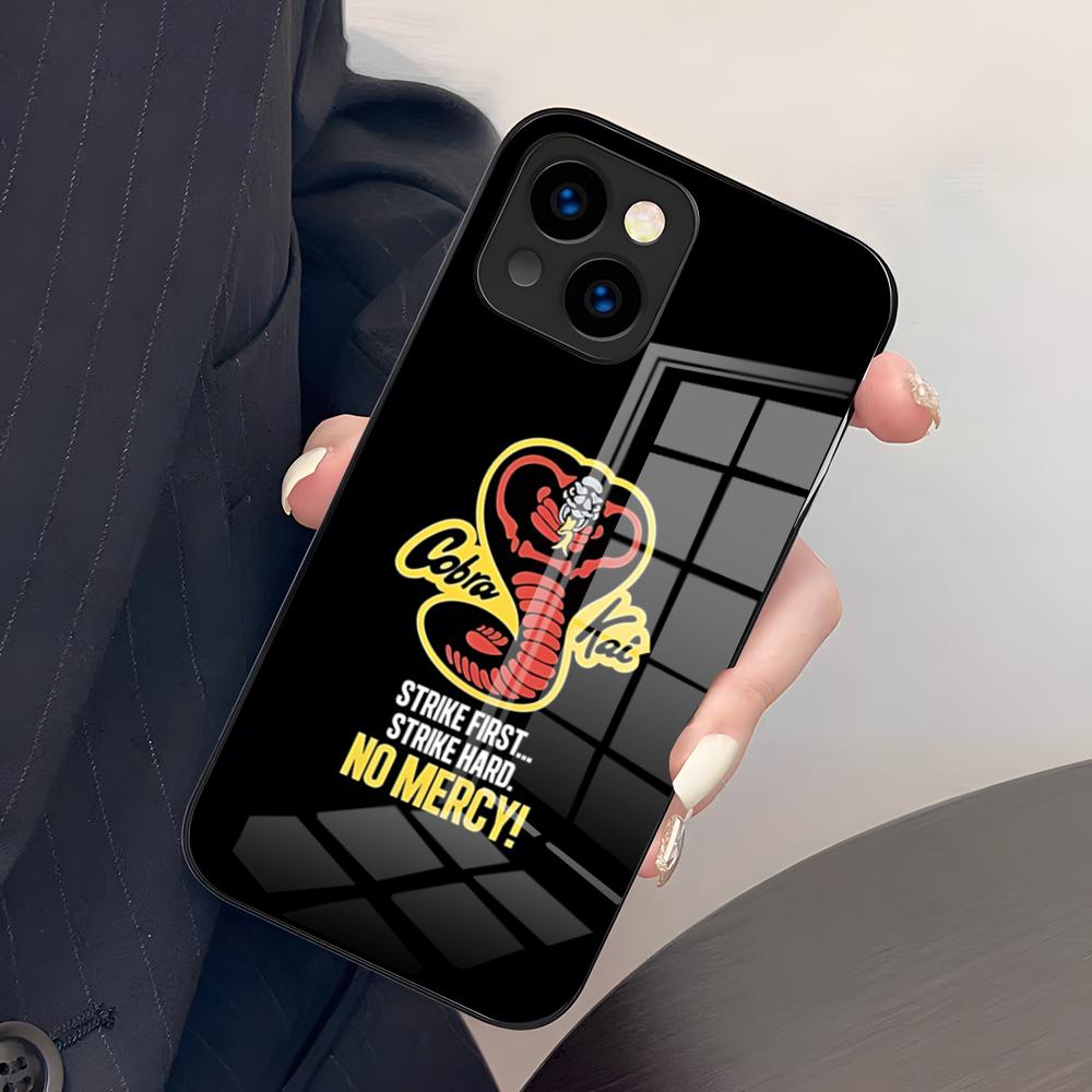 Чехол для телефона C-Cobra K-Kai Snake для IPhone 17 Pro Max 15 Pro 16 14 Plus 12 13 Mini 11 Pro Ударопрочный стеклянный чехол
