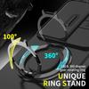 KEYSION Вращающаяся на 360° подставка-кольцо Чехол для телефона для VIVO V50 5G Защита камеры со сдвигом Магнитная противоударная задняя крышка для VIVO V50
