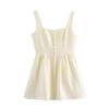 Spring 2025 Women's Retro Sling Knit Dress - European & American Style