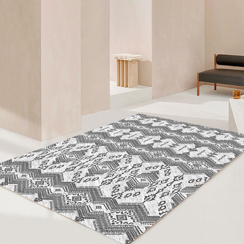 Bohemian National Style Living Room Carpet Retro Hotel Homestay Decoration Carpets Light Luxury Bedroom Bedside Large Area Rug